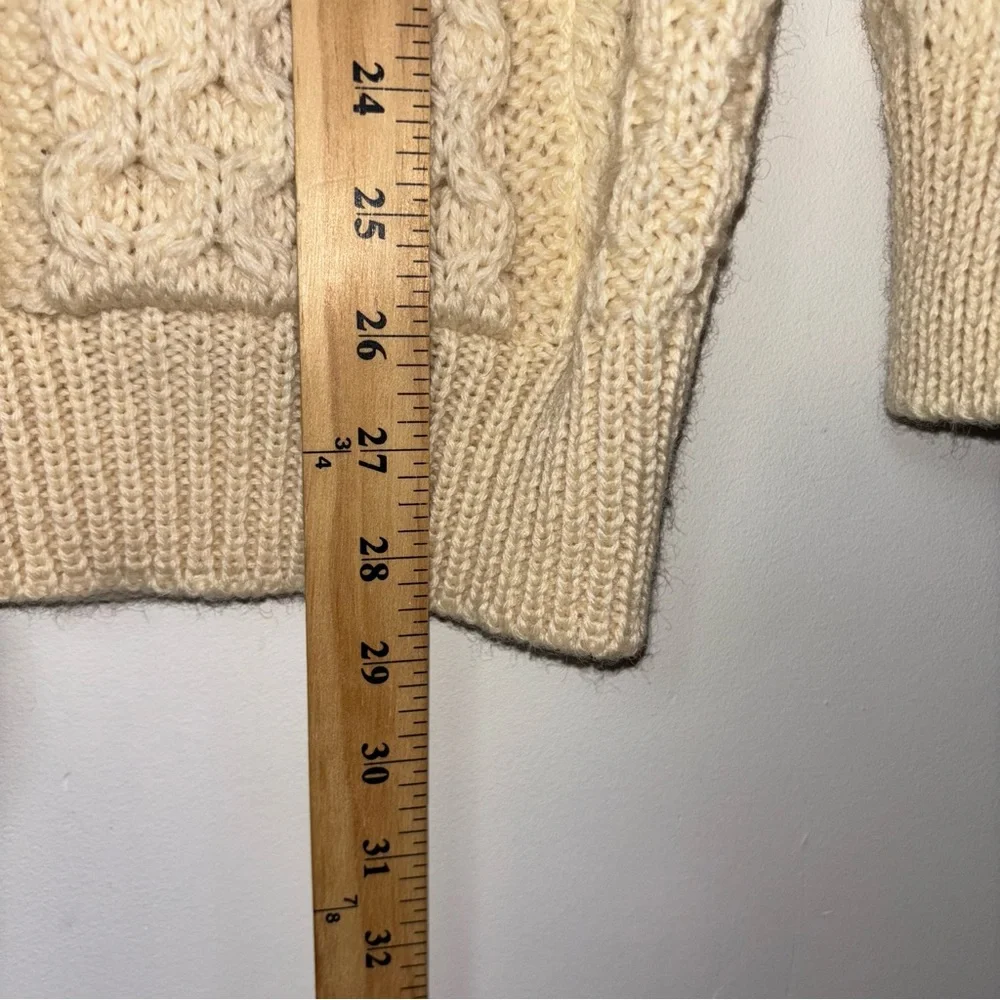 Arancrafts Sweater Women XL Wool Fisherman Cardigan Ireland - Picture 12 of 12